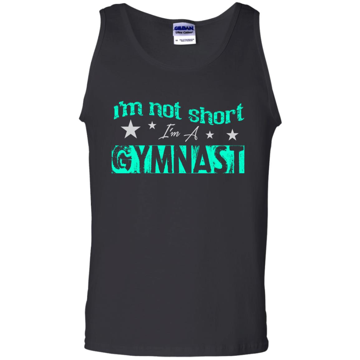 Gymnast T-shirt I_m Not Short I_m A Gymnast Black