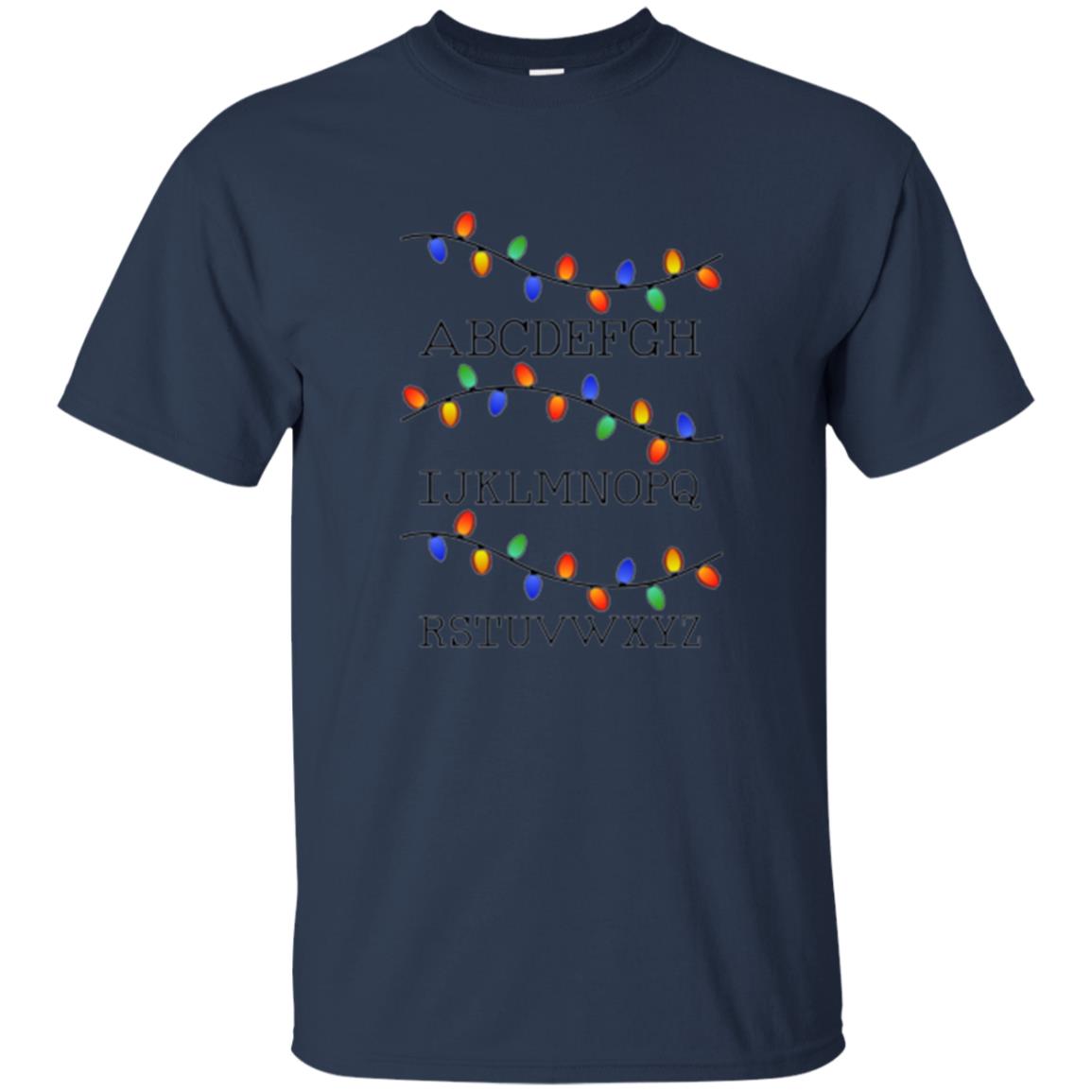 Christmas T-shirt Fairy Lights Navy