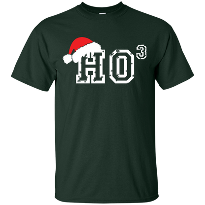 Christmas T-Shirt Ho Ho Ho Forest Green