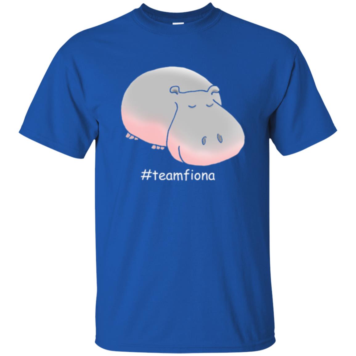 Hippo Lover T-shirt Hashtag Team Fiona Royal