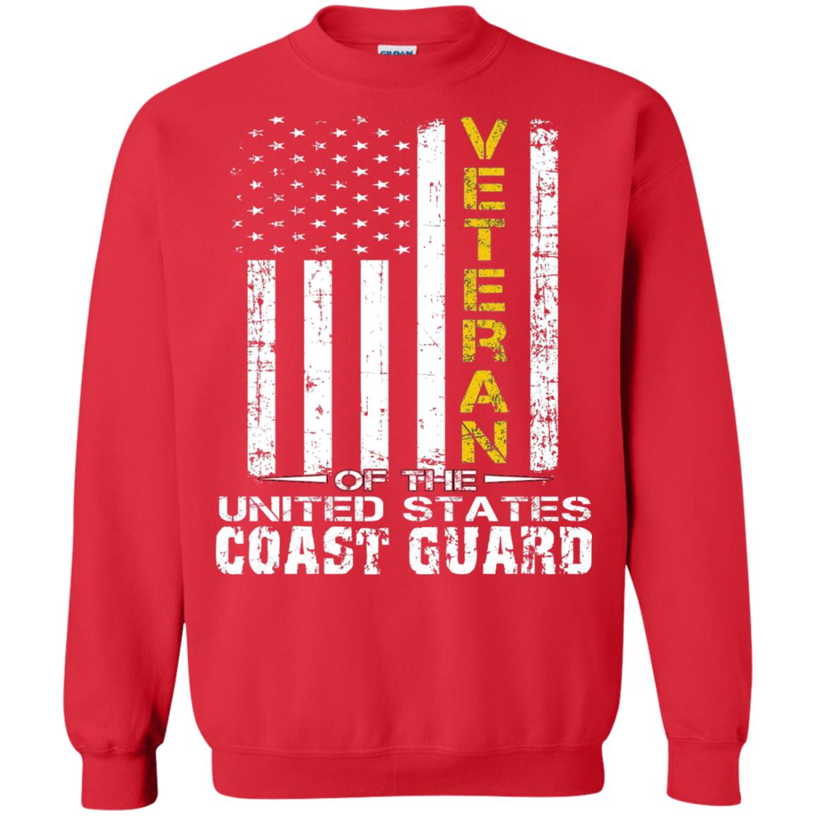 Veteran Of The United States Us Coast Guard Shirt Red