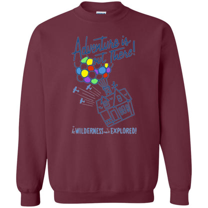 Adventure Is Out There T-shirt Maroon
