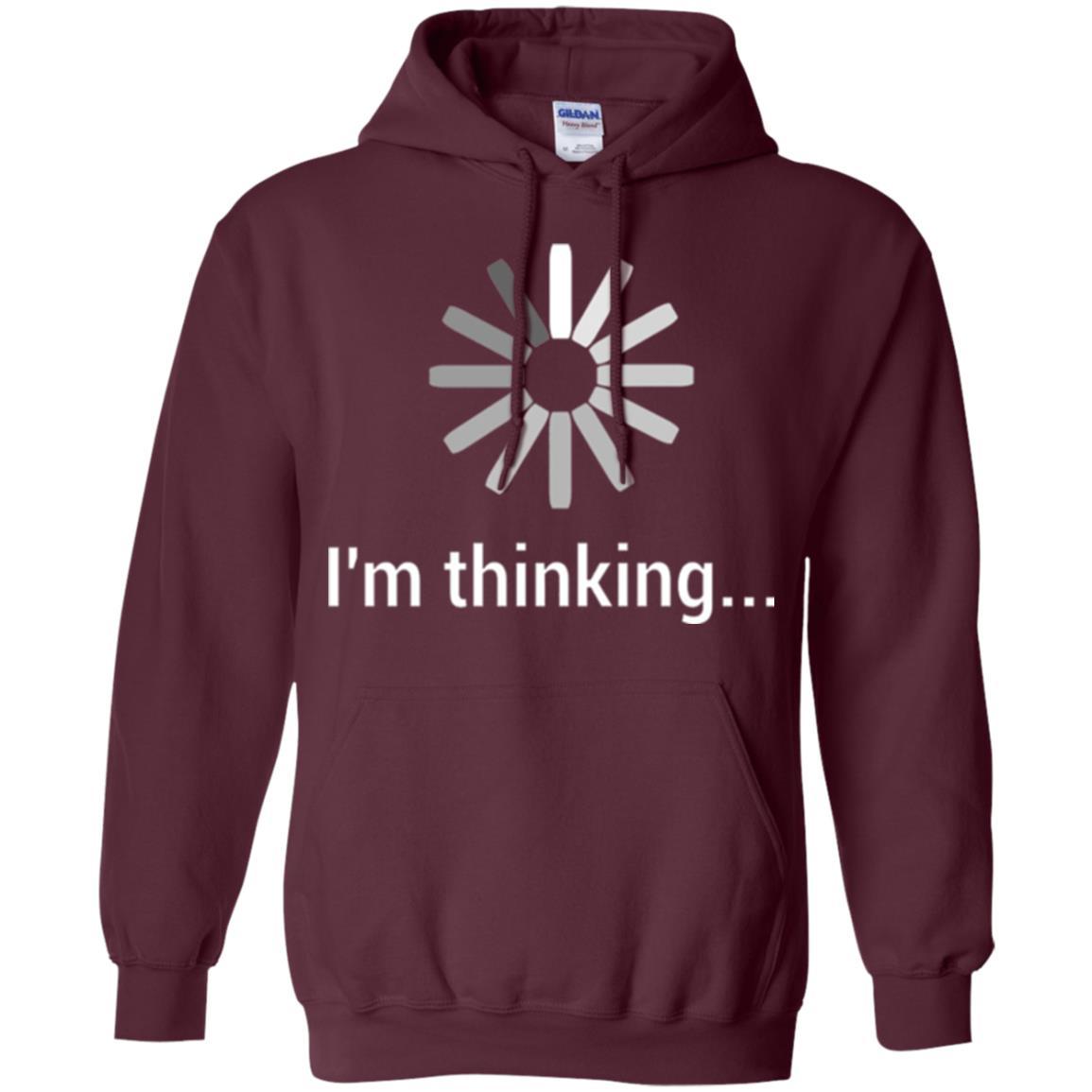 Loading T-shirt I'm Thinking T-shirt Maroon