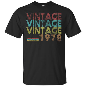 40th Birthday T-shirt Vintage 1978 40 Years Old