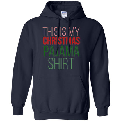 Christmas T-shirt This Is My Christmas Pajama Navy