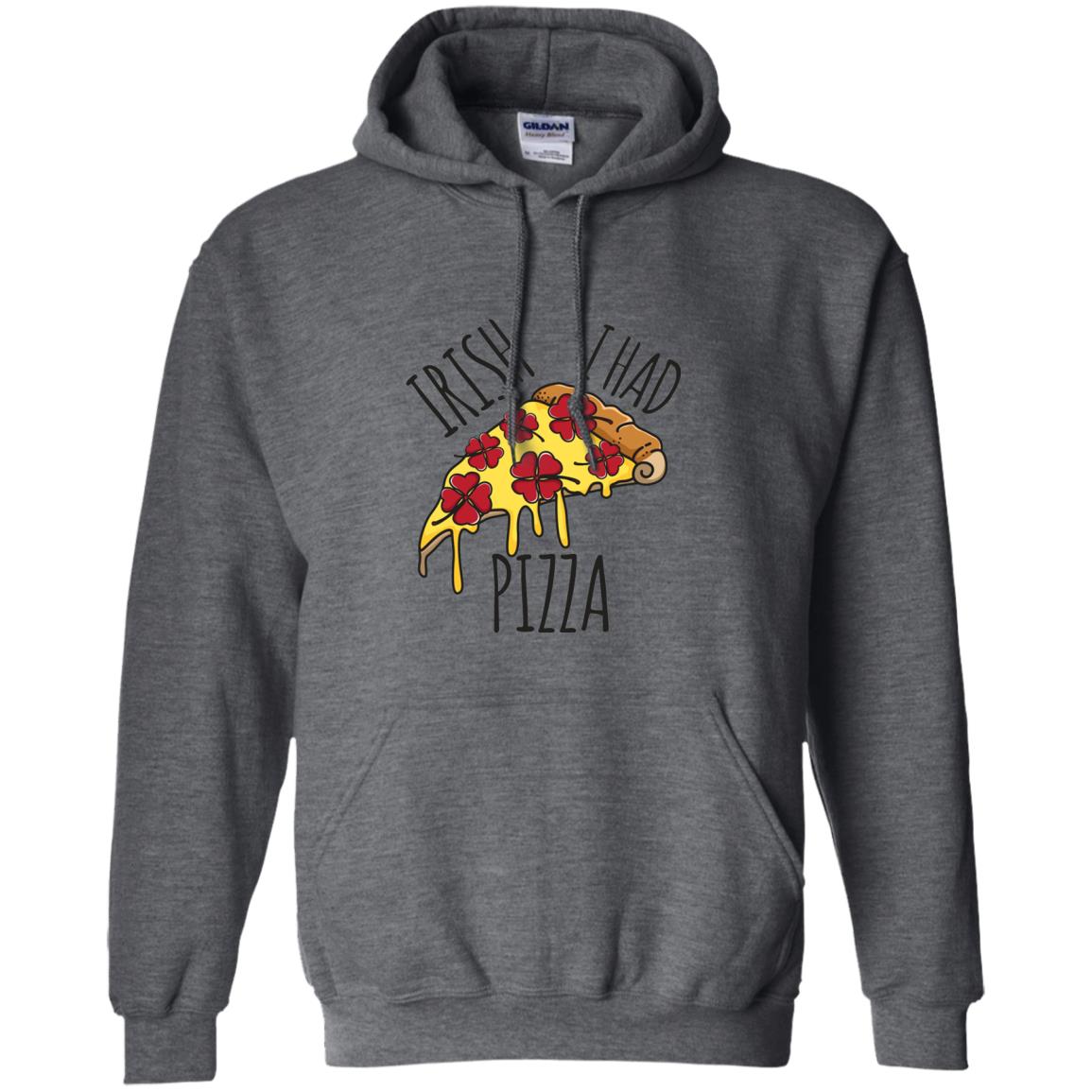 Irish I Had Pizza Patrick Day T-shirt Dark Heather