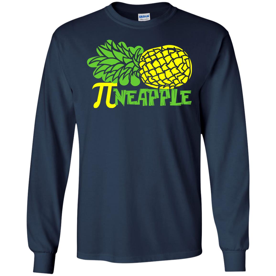 Cool Pineapple Gift Shirt For Pi Day Navy