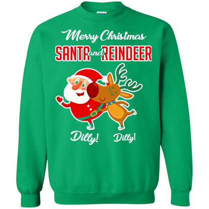 Christmas T-shirt Merry Christmas Dilly Dilly Irish Green