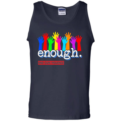 End Gun Violence Enough Gun Control T-shirt Navy