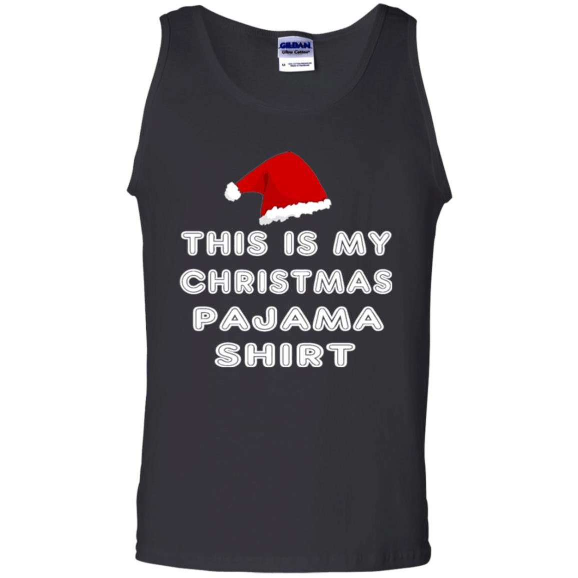 Christmas T-shirt This Is My Christmas Pajama Shirt Black