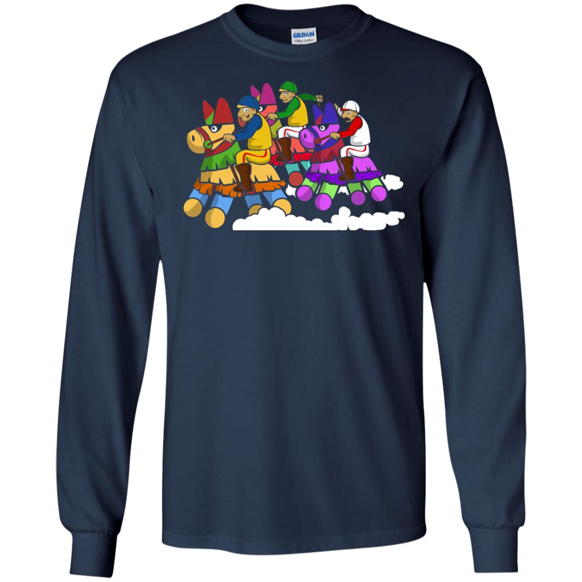 Derby Party Pinata Jockeys Cinco De Mayo Horse Race Shirt Navy