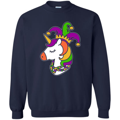 Mardi Gras Unicorn T-shirt Navy