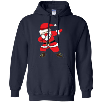Christmas T-shirt Dabbing Santa Christmas T-shirt Navy