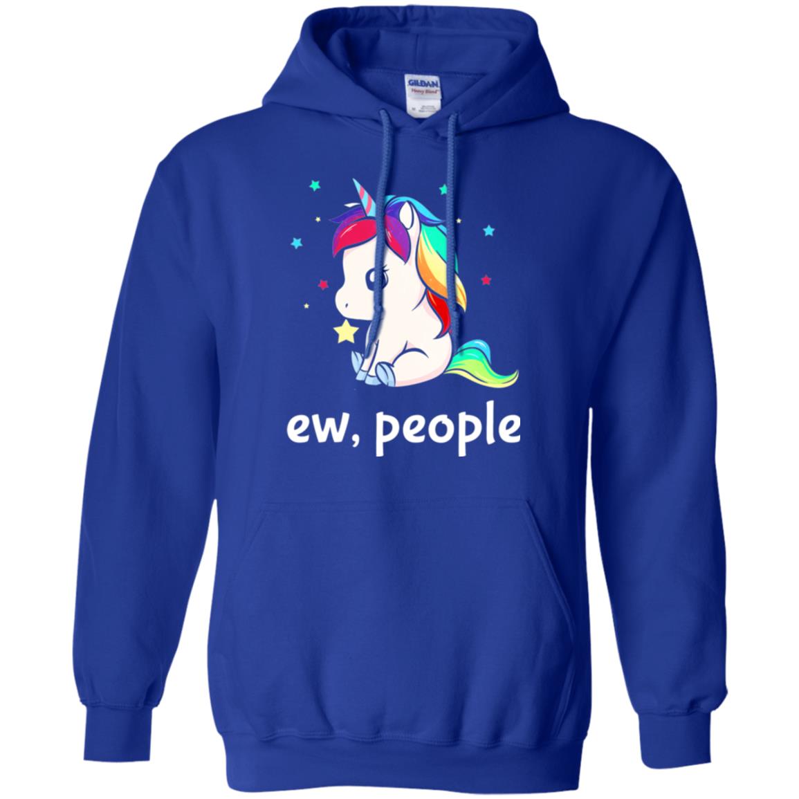 Unicorn Lover T-shirt Ew People T-shirt Royal