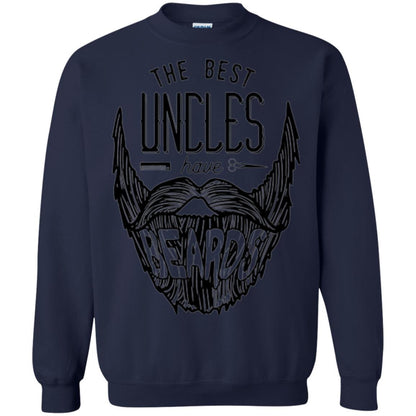 Funny Uncle T-shirt The Best Uncles Have Beards Navy
