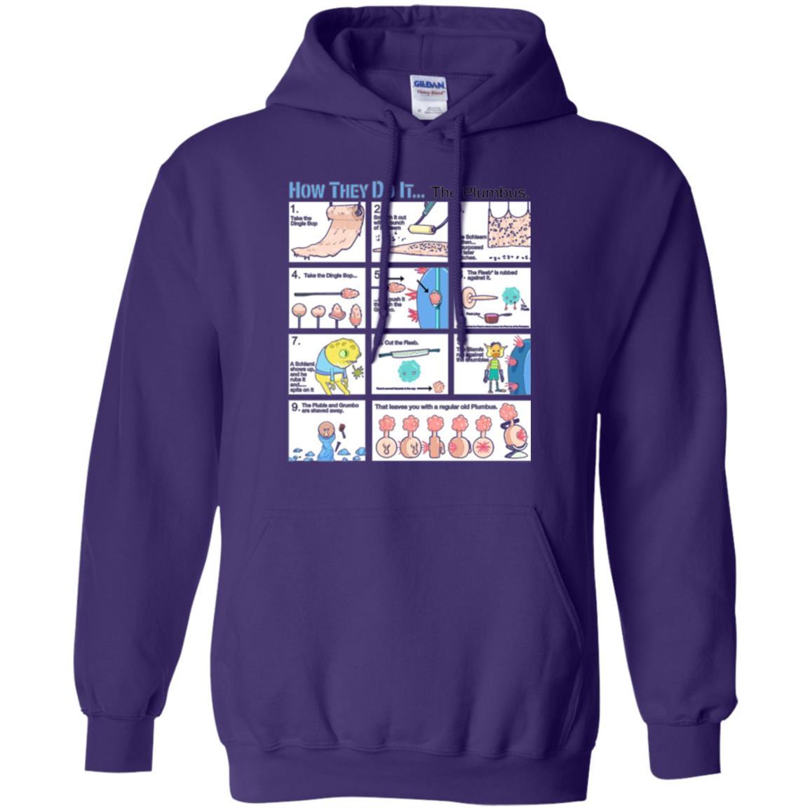 Film T-shirt How They Do Itthe Plumbus Purple