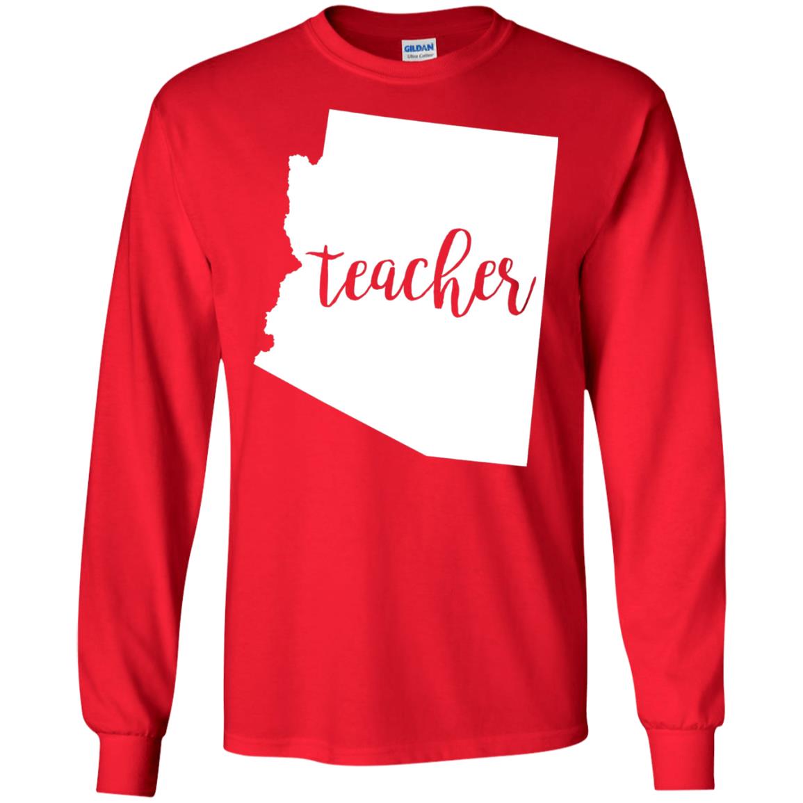 Arizona Teacher Home State Back To School Shirt Red