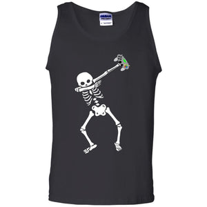 Gamer T-Shirt Dabbing Skeleton