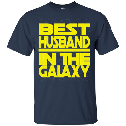 Best Husband In The Galaxy T-shirt Navy