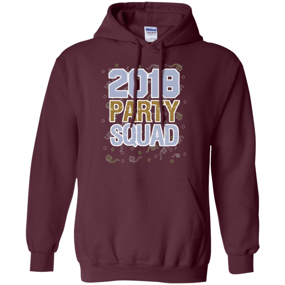 New Years Eve 2018 T-shirt Party Squad Maroon