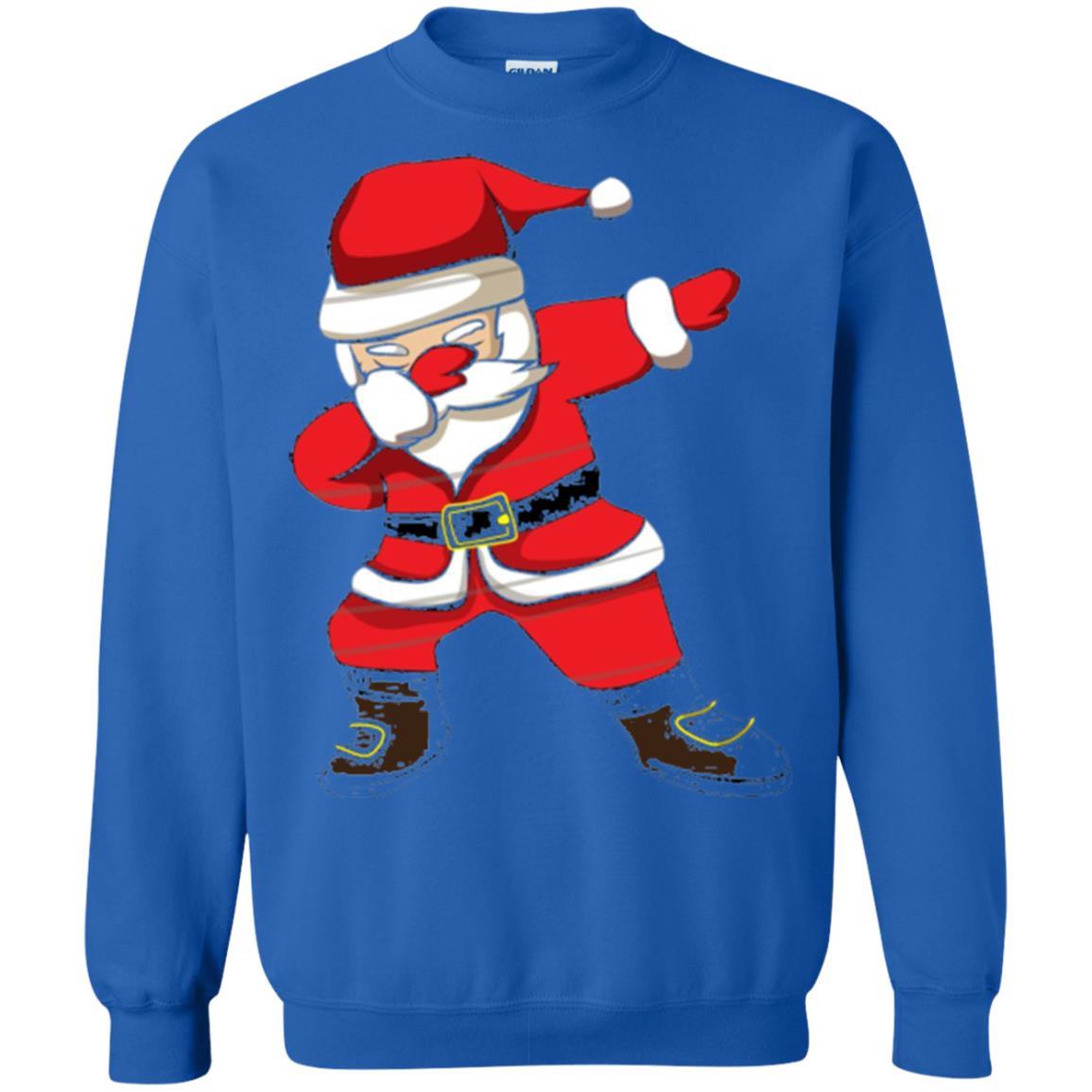 Christmas T-shirt Dabbing Santa Christmas T-shirt Royal