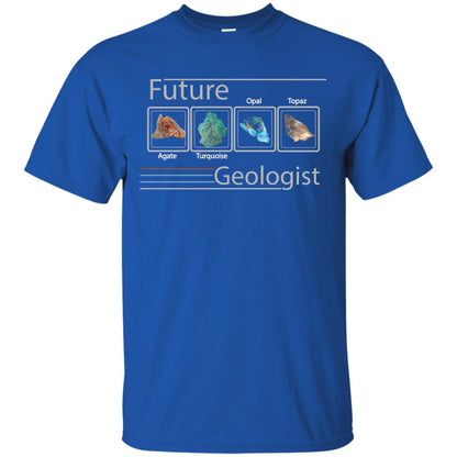 Future Geologist T-shirt Color Rocks Royal