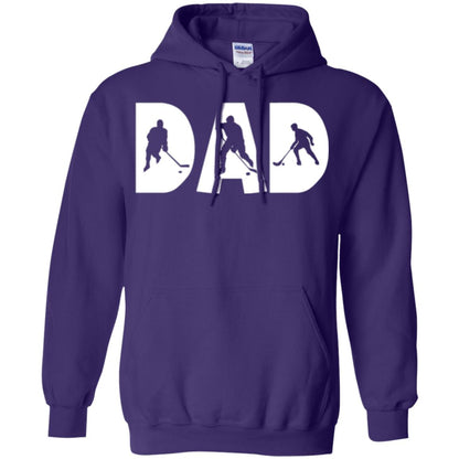 Daddy T-shirt Hockey Lover Purple