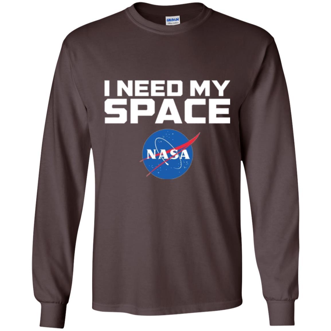 Nasa T-shirt I Need My Space Dark Chocolate
