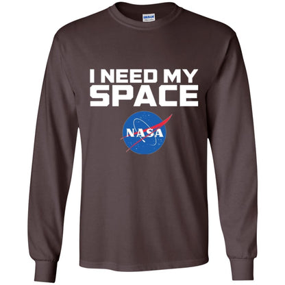 Nasa T-shirt I Need My Space Dark Chocolate