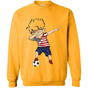 Dabbing Soccer Boy United States Jersey Shirt Usa Football