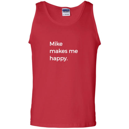Strange Names And Things T-shirt Mike Makes Me Happy Red