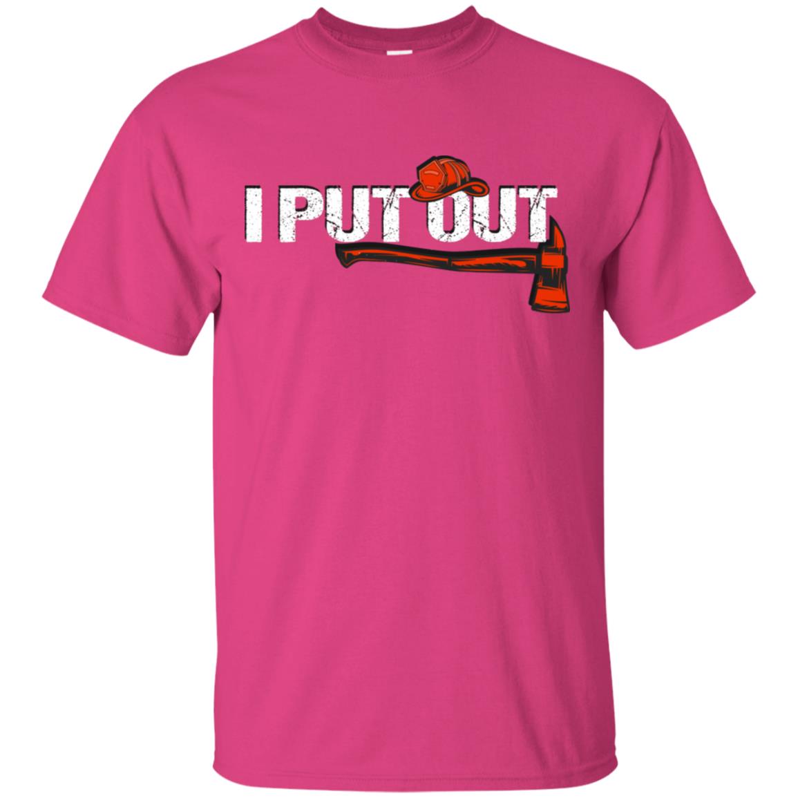 I Put Out Firefighter Gift Shirt For Mens Heliconia