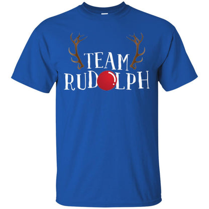 Christmas T-shirt Reindeer Team Rudolph Royal
