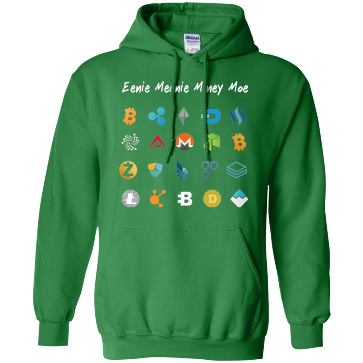 Bitcoin Litecoin Ethereum Eenie Meenie Miney Moe T-shirt Irish Green