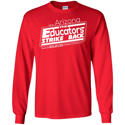 Arizona Teacher Tshirt Red For Ed Arizona The Educators Strike Back Red