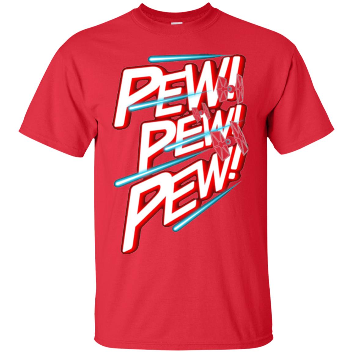 Star Wars T-shirt Pew Pew Pew Red