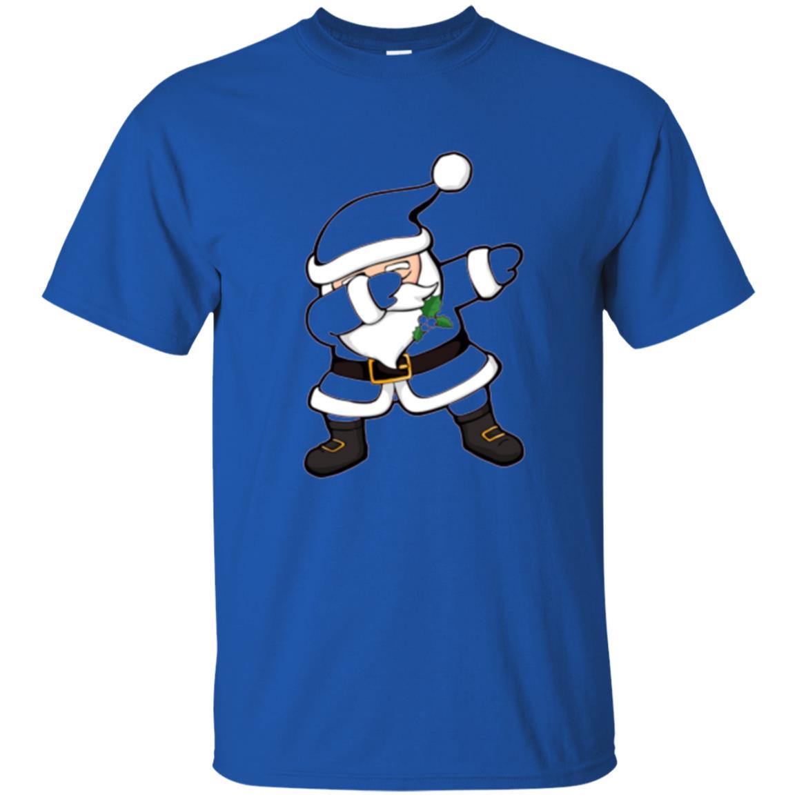 Merry Christmas T-shirt Dabbing Santa Claus Royal