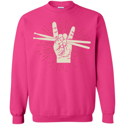 Drummer T-shirt Drumsticks Percussion Rock Heliconia