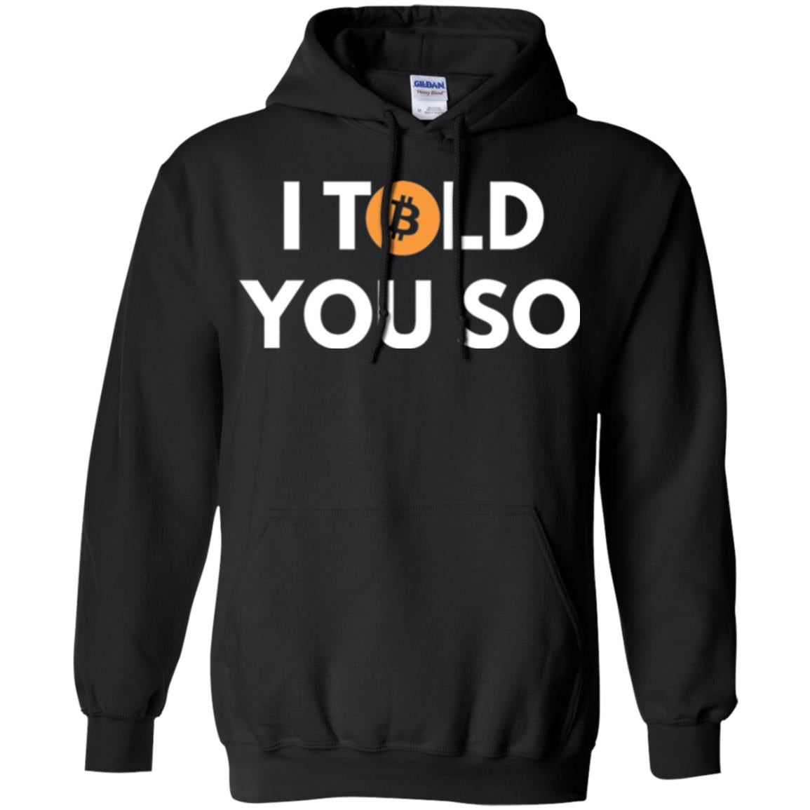 Bitcoin T-shirt I Told You So Black