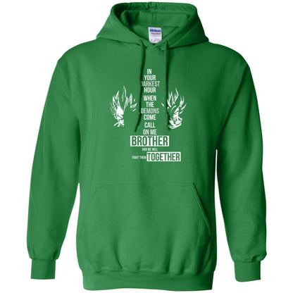 Son Goku T-shirt In Your Darkest Hour When The Demons Come Call On Me Brother Irish Green