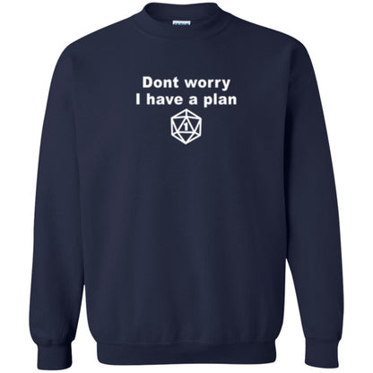 Gamer T-shirt Don_t Worry I Have A Plan Navy