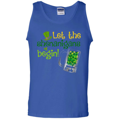 Let The Shenanigans Begin St. Patrick_s Day T-shirt Royal