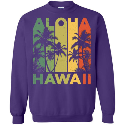 Vintage Hawaiian Islands T-Shirt Purple