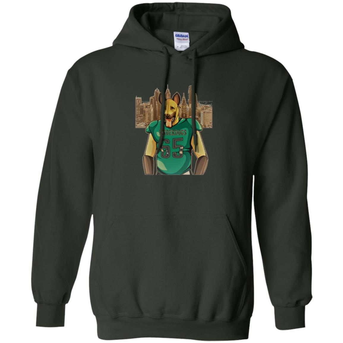 Dog Lover T-shirt Philly Fan Philadelphia Underdogs 2018 Game Day Forest Green
