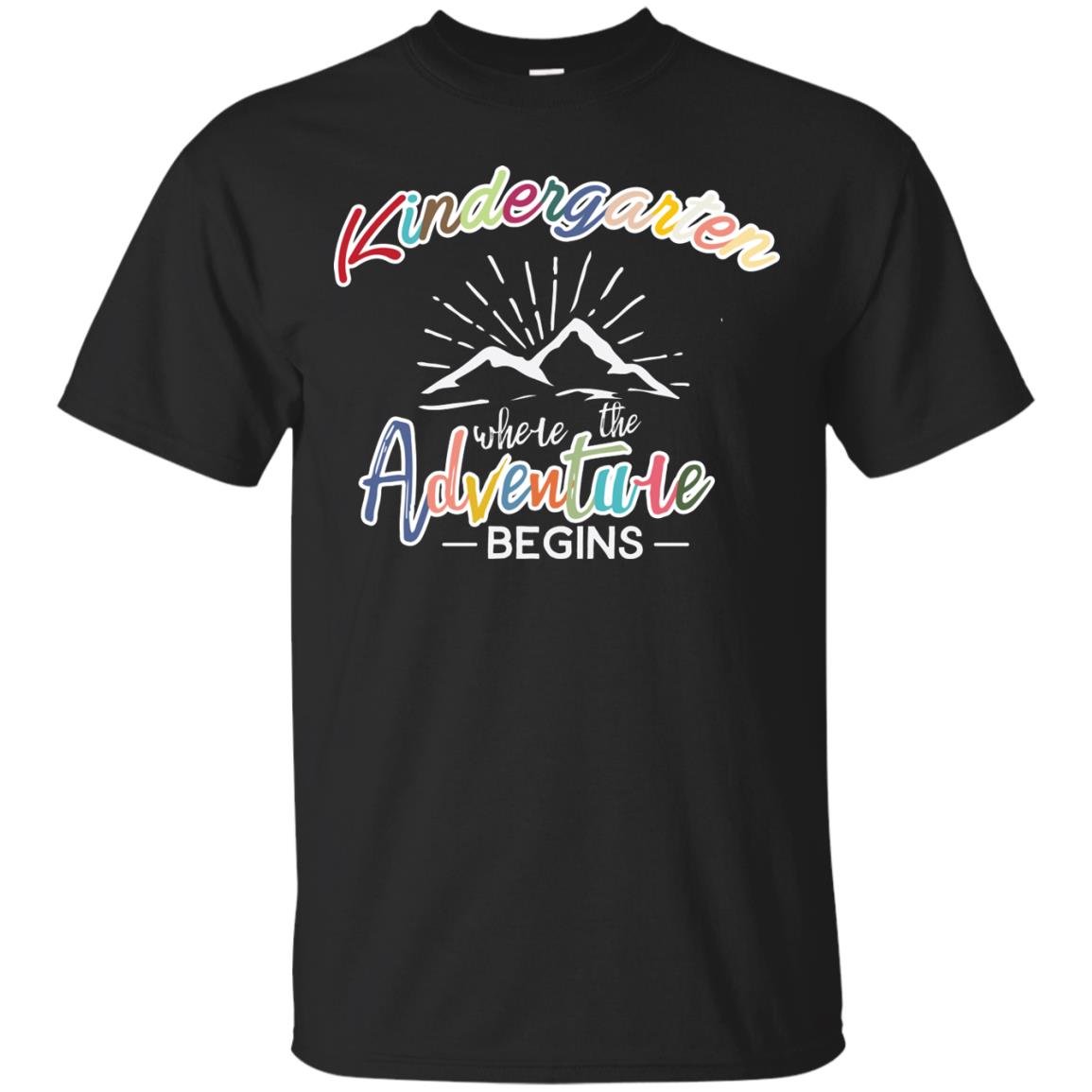 Kindergarten Where The Adventure Begins Shirt Black