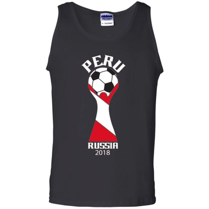 Football Lovers T-shirt Peru Russia 2108 Black