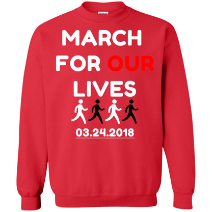 March For Our Lives Gun Control T-shirt Red