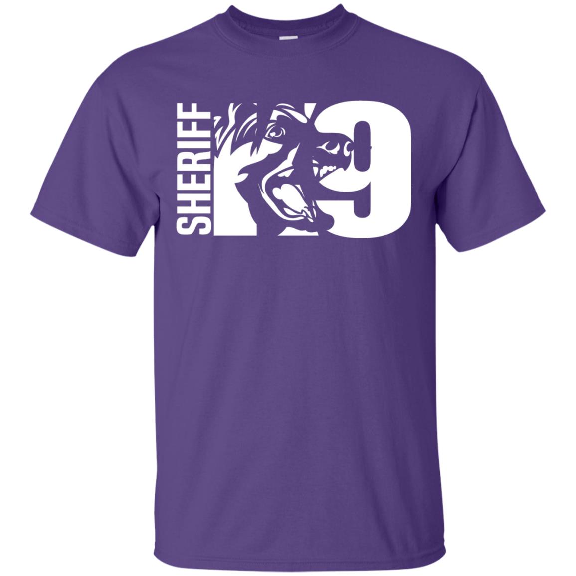 K-9 Sheriff Deputy Hoodie Leo Off Duty Cops Law Enforcement T-shirt Purple