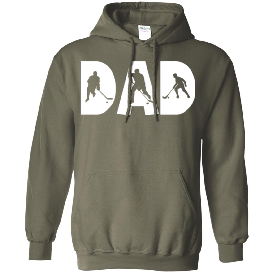 Daddy T-shirt Hockey Lover Military Green