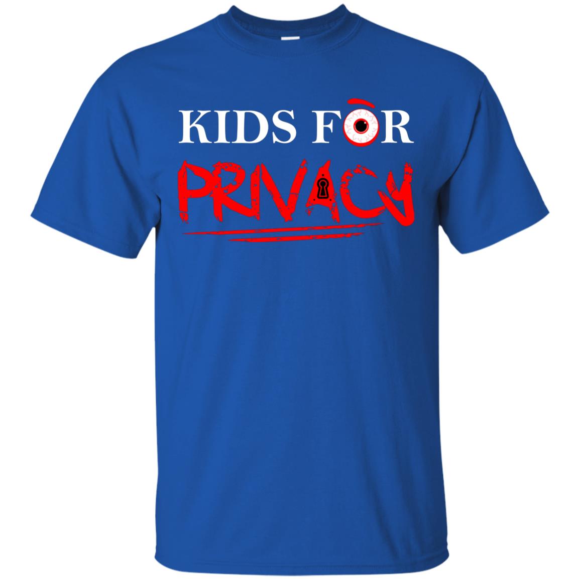 Kids For Privacy Family T-shirt Royal